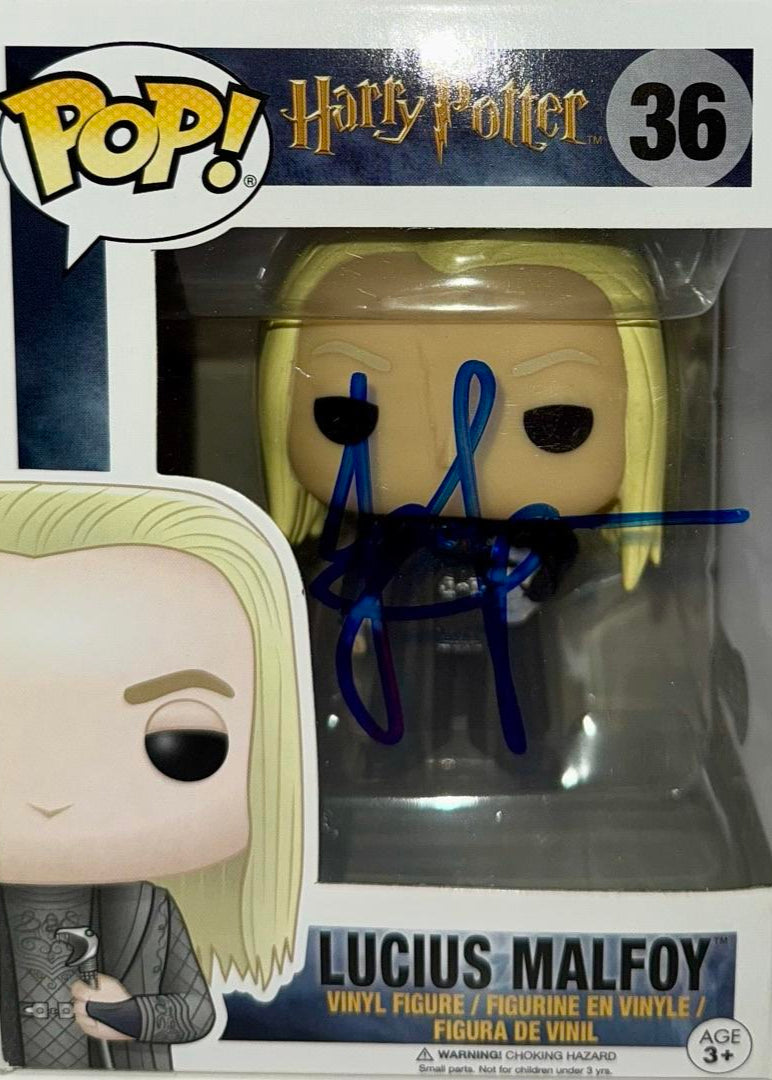 Jason Isaacs Signed Funko Pop #36 "Lucius Malfoy" (Harry Potter) - JSA COA